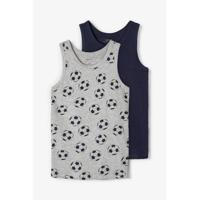 Name-it 2-Pack jongens hemden - Voetbal - Katoenen kinder onderhemd - 116 - Top - Singlet - 116 - 116 - 116 - 116 - 116 - 116 - 116 - 116 - - thumbnail
