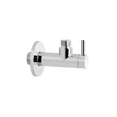 Hoekstopkraan Hotbath Cobber Rond met Filter Gepolijst Messing PVD Hoekstopkraan Hotbath Cobber Rond met Filter Gepolijst Messing PVD