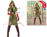 Kostuums voor Volwassenen Groen (3 Onderdelen) - Maat: XL - Maat: XL - thumbnail