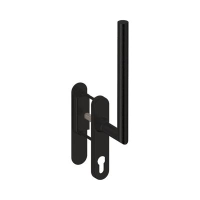 Hardbrass Hefschuifdeurgreep Toledo enkel PC69 - zwart Hardbrass Hefschuifdeurgreep Toledo enkel PC69 - zwart