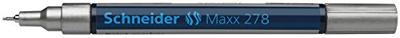 Schneider Lakmarker Maxx 278 0,8mm Zilver 10 Stuks