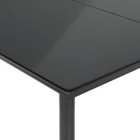 5-delige Tuinset met kussens poly rattan lichtgrijs - thumbnail