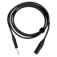 Cordial CPM2,5MV XLR Adapterkabel [1x XLR-stekker - 1x Jackplug male 6,3 mm] 2.50 m Zwart - thumbnail