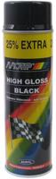 Motip Spuitlak acryllak hoogglans zwart 500 ml - thumbnail