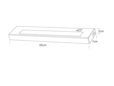 Trio KeukenverlichtingSeries 2729 55cm 7w led 3000K wit - 272970701