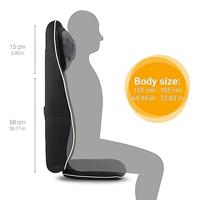 Medisana MCN Shiatsu Massagekussen 48 W Zwart, Grijs - thumbnail