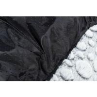 Trixie hondenmand mila hoekig pluche wit / grijs - thumbnail