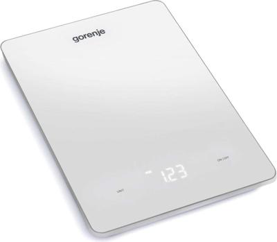Gorenje KT10LBW Wit Aanrecht Rechthoek Elektronische keukenweegschaal