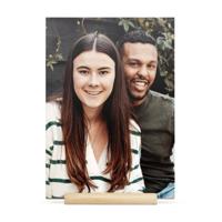 Gepersonaliseerde houten valentijnskaart - Verticaal - thumbnail