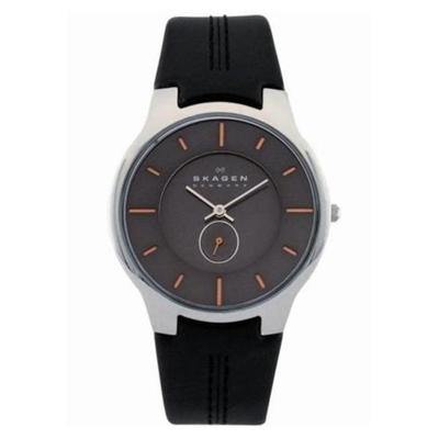 Horlogeband Skagen 433XLSLBMO Rubber Zwart