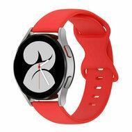 Solid color sportband - Rood - Xiaomi Redmi Watch 5 Active / Redmi Watch 5 Lite