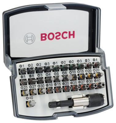 Bosch Accessoires sets prof (32-delige set schroefbit ph1-ph2 (2x)-ph3/ pz1-pz2 (2x)-pz3/ hex3-hex4-hex5-hex6/ t10-t15-t20-t20-t25-t27-t30-t40) - 2607017564 Bosch Accessoires sets prof (32-delige set schroefbit ph1-ph2 (2x)-ph3/ pz1-pz2 (2x)-pz3/ hex3-hex4-hex5-hex6/ t10-t15-t20-t20-t25-t27-t30-t40) - 2607017564