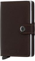 Secrid Miniwallet Original Portemonnee Bruin Echt leer - thumbnail
