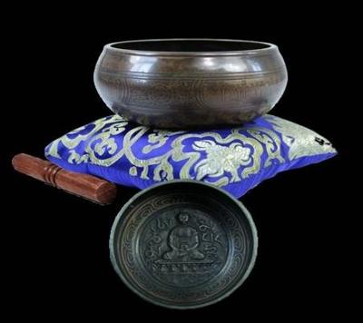 Klankschaal met Boeddha (16 cm)