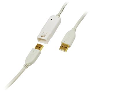 LogiLink UA0092 USB-kabel USB 2.0 USB-A stekker, USB-A bus 12.00 m Wit Vergulde steekcontacten, UL gecertificeerd LogiLink UA0092 USB-kabel USB 2.0 USB-A stekker, USB-A bus 12.00 m Wit Vergulde steekcontacten, UL gecertificeerd