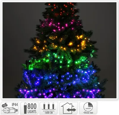 Clusterverlichting 800 LED 16m Multicolor
