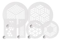 Plate-it - Plate it - Stencils Hexagon S/6 - thumbnail