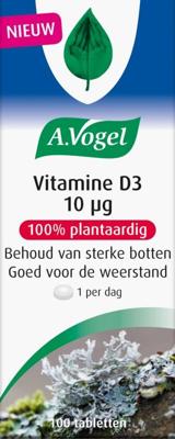 A Vogel Vitamine D3 10ug 100 Tabletten