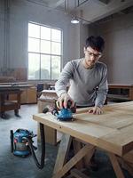 Bosch Blauw GEX 185-LI Professional | Accu-excenterschuurmachine | 18V | Body | Zonder Accu&apos;s & Laders | In Doos - 06013A5020 - thumbnail