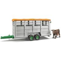 bruder Veewagen met koe modelvoertuig - thumbnail