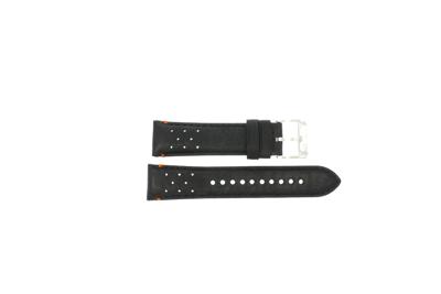 Horlogeband Fossil CH2953 Leder Zwart 22mm