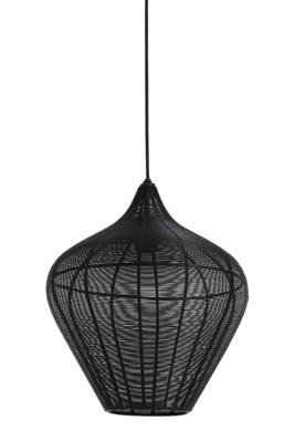 Light & Living Hanglamp 'Alvaro' 36cm, kleur Mat Zwart Light & Living Hanglamp 'Alvaro' 36cm, kleur Mat Zwart