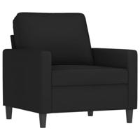 Fauteuil 60 cm fluweel zwart - thumbnail
