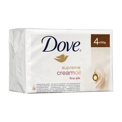 Dove Dove Wastablet Supreme Silk Cream Oil - 4x100 Gram Dove Dove Wastablet Supreme Silk Cream Oil - 4x100 Gram