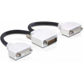 Delock 65281 Adapter DMS-59 male > 2 x DVI 24+5 female 20cm