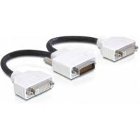 Delock 65281 Adapter DMS-59 male > 2 x DVI 24+5 female 20cm - thumbnail