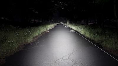 Osram Automotive RACE 100 SET Fietsverlichtingsset LED werkt op een accu Zwart