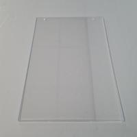 Acryl U-houder A3 met 2 gaten vertikaal - thumbnail