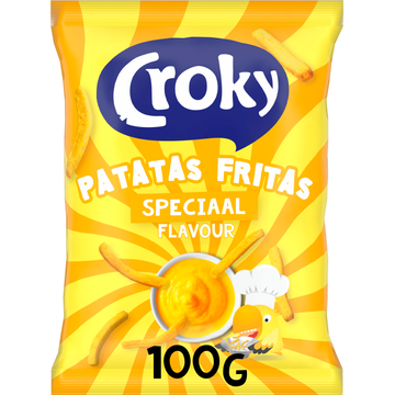 Croky Patatas Fritas Speciaal Snack 100g bij Jumbo Croky Patatas Fritas Speciaal Snack 100g bij Jumbo