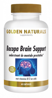 Golden Naturals Bacopa Brain Support Capsules
