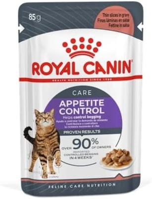 Royal Canin Appetite Control Care in Gravy (saus) natvoer kattenvoer zakjes 12 x 85 gram - thumbnail