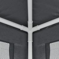 VidaXL Partytent met 8 mesh zijwanden 3x9 m hdpe antracietkleurig - thumbnail