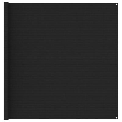 VidaXL Tenttapijt 200x200 cm zwart