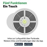 Ideal AP30 PRO luchtreiniger 20 m² 54,2 dB Zwart, Wit 30 W - thumbnail