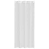 Gordijnen voile met doorvoertules 2 st wit - thumbnail