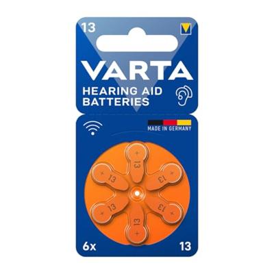 Varta Knoopcel ZA13 1.4 V 6 stuk(s) Zink-lucht Hearing Aid PR48 Varta Knoopcel ZA13 1.4 V 6 stuk(s) Zink-lucht Hearing Aid PR48