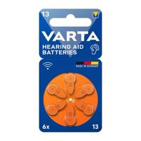 Varta Knoopcel ZA13 1.4 V 6 stuk(s) Zink-lucht Hearing Aid PR48 - thumbnail