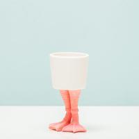 Bloempot met flamingopoten - Klein - thumbnail
