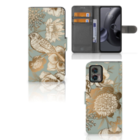 Hoesje voor Motorola Edge 30 Neo Vintage Bird Flowers - thumbnail