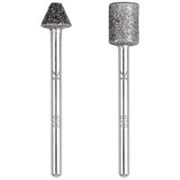 Wolfcraft Diamantslijpstift-set | Cilinder- en puntkegelvormig | 2-delig | 1 set - 5989000 - thumbnail