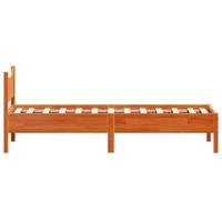 Bedframe massief grenenhout wasbruin 90x200 cm - thumbnail