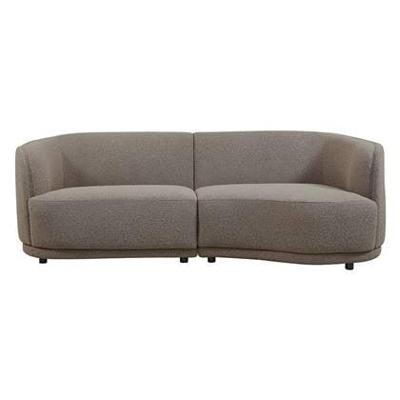 Anli-Style Tower living Leicester Bench Round Right 2,4 Taupe Anli-Style Tower living Leicester Bench Round Right 2,4 Taupe