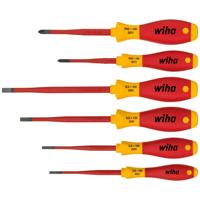 Wiha Schroevendraaierset VDE 6-delig Plat, Kruiskop Phillips - thumbnail