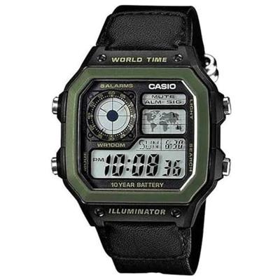 Casio AE-1200WHB-1BV (Ø 45 mm) Heren horloge