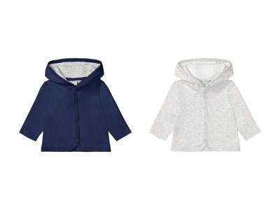 lupilu 2 baby vestjes (Marineblauw/Lichtgrijs, 74/80)