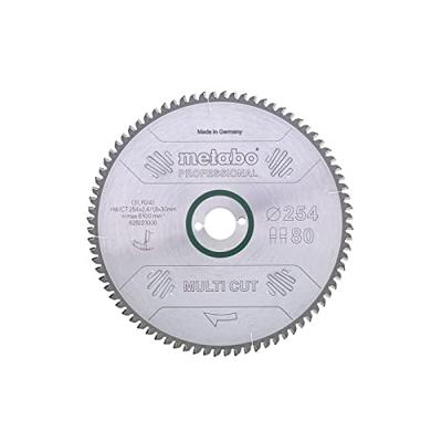 Metabo Accessoires Cirkelzaagblad HW/CT Ø 254x30 ,80 FZ/TZ - 628223000